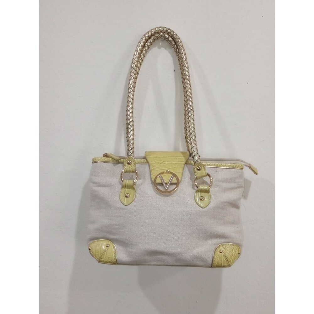 Valentino by Mario Valentino Jute Handbag